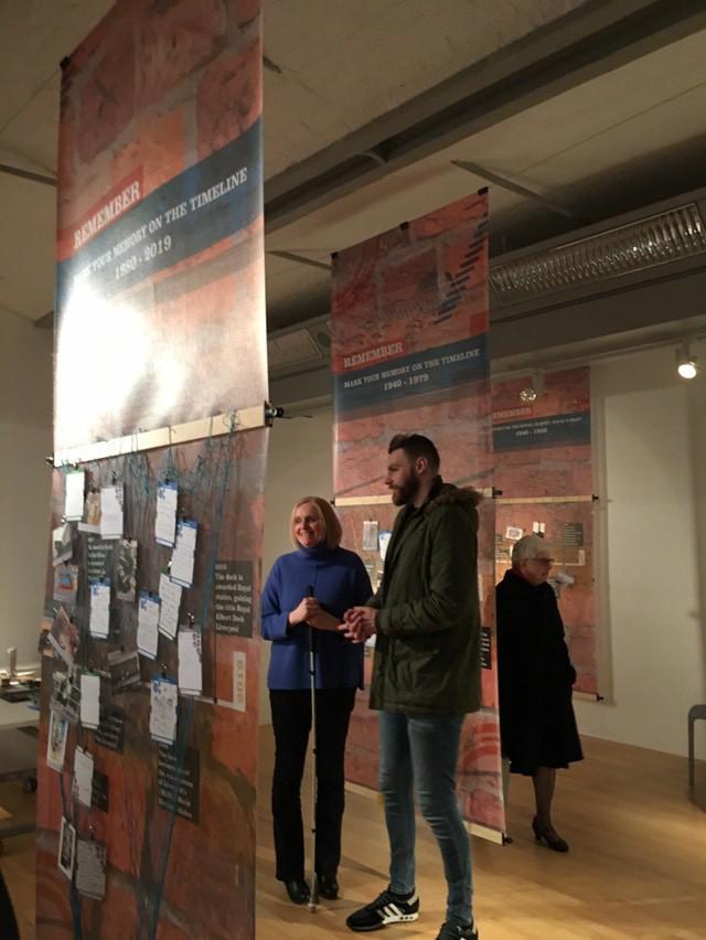 RotundaLtd's tweet photo. Remember/Inspire at Tate Exchange with our Rotunda Living Historians! Pop down and share your memories of the Royal Albert Dock too. On until Sun 7 April @tateliverpool @interferenceart @LadyJusticeLVP @artinliverpool @LpoolLocalTV @EchoWhatsOn @TheGuideLpool https://t.co/zQ4la7GLmb