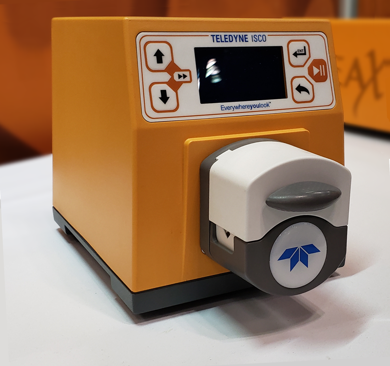 TeledyneIsco's tweet photo. It’s afternoon here at #INTERPHEX2019. Have you seen our newest pump, the PeriXus? Stop by booth #2370 to learn more. #pumps #INTERPHEX #pharma #perixus #peristalticpump https://t.co/Wnqf0MladP