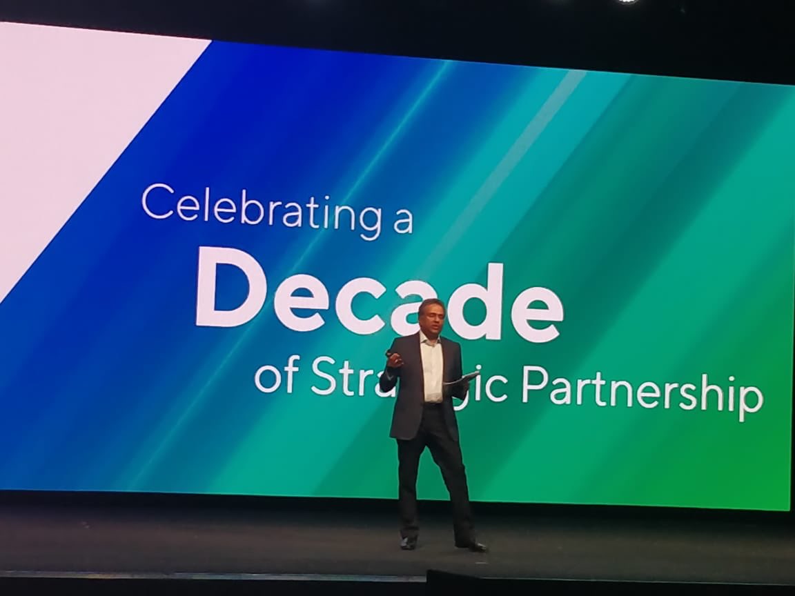 CognizantEvents's tweet photo. Cognizant’s Santosh Thomas talks about how Cognizant is making a constantly future-ready bank a reality. We’re also celebrating a decade of partnership with @Temenos! #TCF2019
#BankingReloaded https://t.co/uV0T81Ipr4