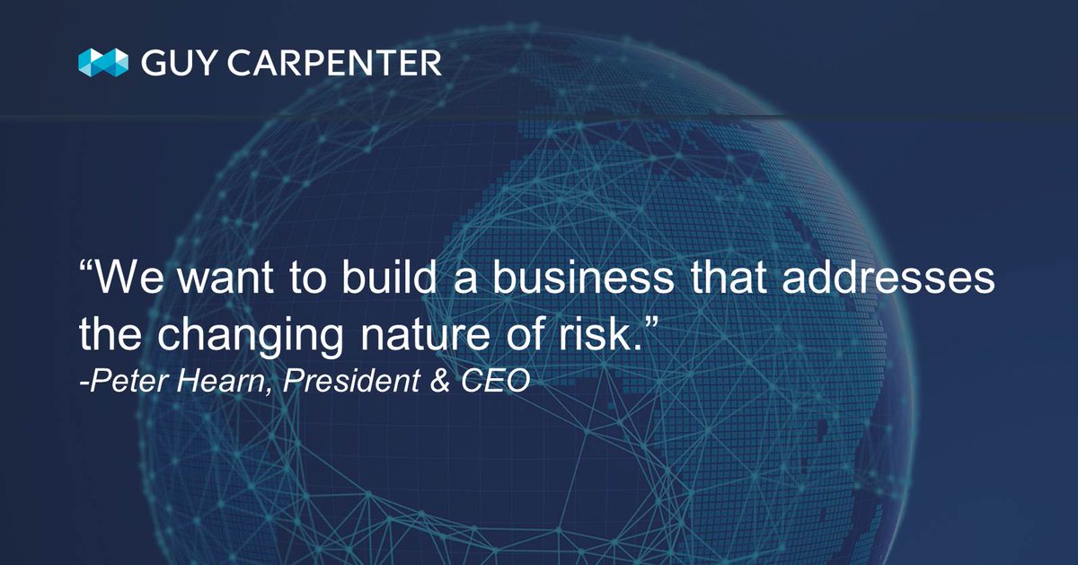 JLT_Re's tweet photo. The combined power of @GuyCarpenter and @JLT_Re will enhance the service and value we provide to our clients and markets. Watch our video to learn what’s possible now. https://t.co/zBKCrMHD0F #OneMMC #insurtech #cyber #reinsurance https://t.co/hTa1Vw36kH