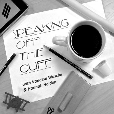 So much fun recording with Vanessa Wasche for the next episode of her amazing podcast, "Speaking Off the Cuff." Always fun talking about communication, cognitive dissonance, and perception with other pros!  
#perception #publicspeaking
