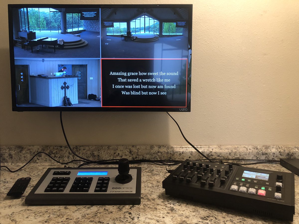 CrossSystems's tweet image. New Video Booth installation with (3) PTZOptics 20XSDI Cameras all through the Roland VR-4HD @ptzoptics @Roland_US