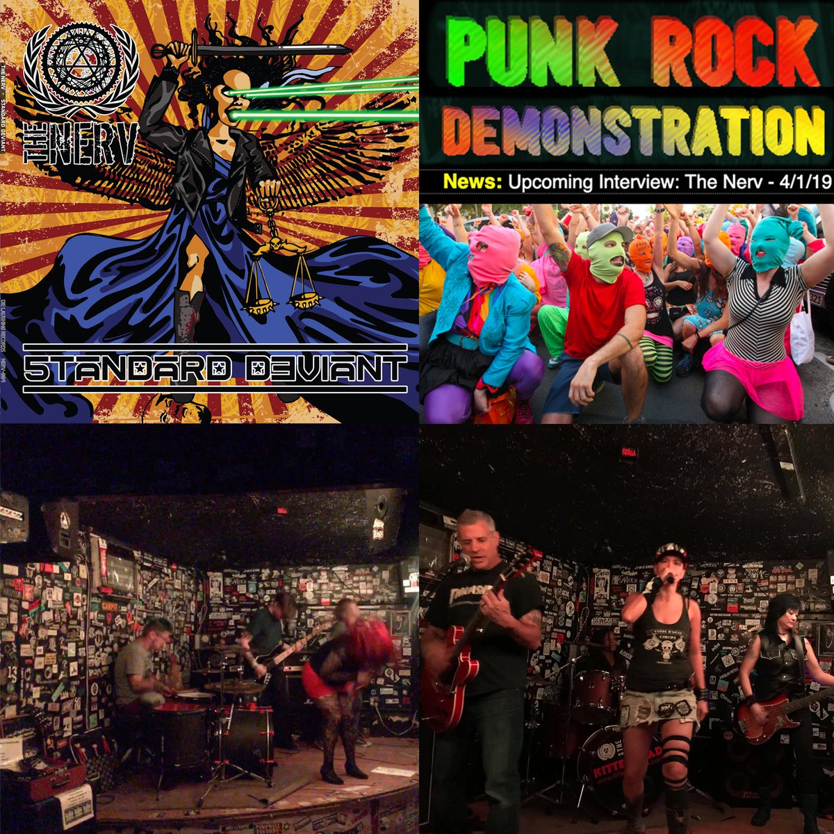 TheNERVOfficial's tweet photo. Tune in and listen at https://t.co/auFndnh3E3. Thanks @punkrockdemo for featuring The NERV on #AprilFoolsDay. #GSpotTour show in #Anaheim rocked with @KittenheadLa @echovoxband @MyMacheteMusic #TragicRadicals benefitting @OCBurritoPro #StandardDeviant #AlternativeFacts #TheGreed https://t.co/ldh8sjLr0X