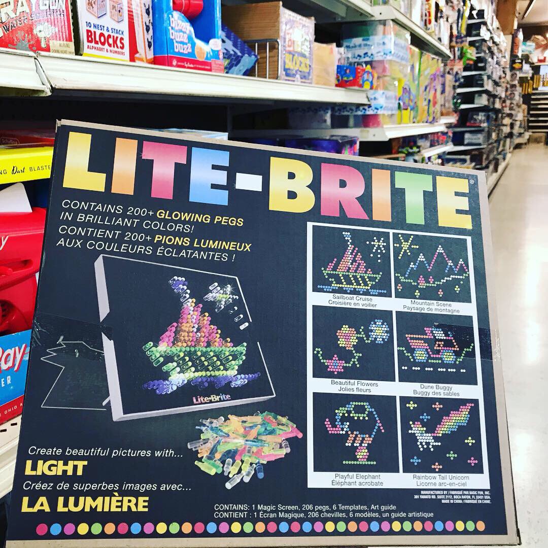 Lite-Brite is a super fun activity for all ages and perfect for spring break! Come in tomorrow and pick one up! #jbarhobbies #mytecumseh #springbreakwithkids