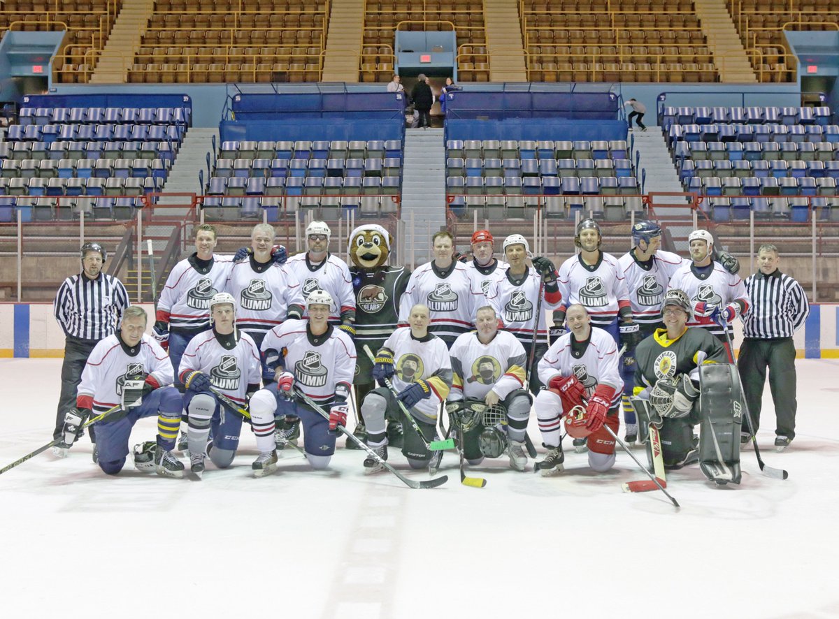Pucks With Pros 2019 NHL Alumni Hershey Pro/Am for <a href="/PBCC/">PA Breast Cancer Coalition</a> . Thank you to all the sponsors, participants, and NHL Alumni for participating this year. Was an amazing weekend. We laughed, skated, scored, Darius Kasparaitis got his first Hat Trick and broke the record for fastest goal