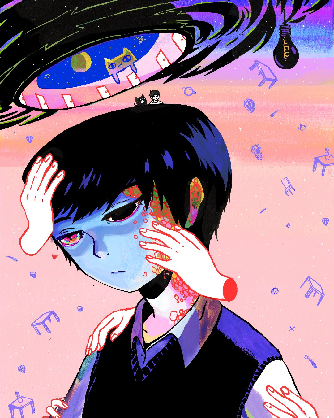 OMORI 3rd Anniversary Concert Poster – OMOCAT