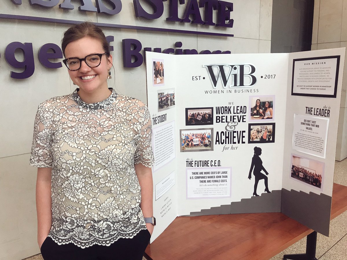 Thank you to the inaugural <a href="/KStateBusiness/">K-State Business</a> Inclusion Summit and the Corportate Panel for awarding us 1st place in the poster competition! We are planning to use our cash prize for our first ever professional development trip! 

work, lead, believe, &amp; achieve
