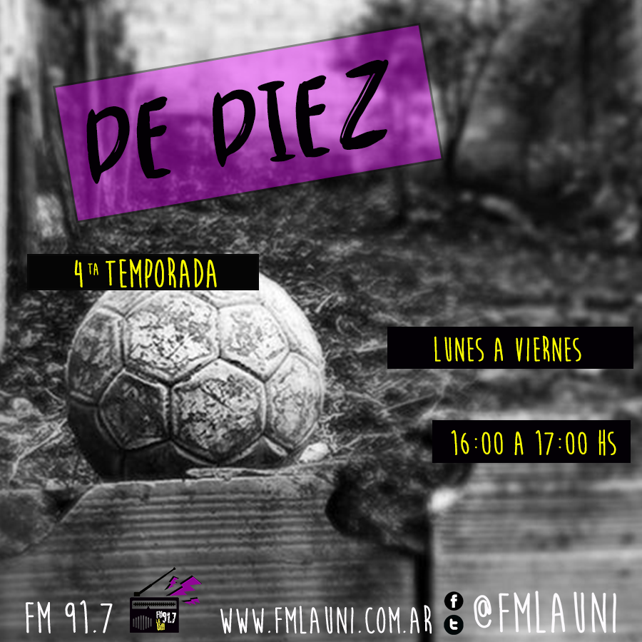 De 16 a 17hs suena el deportivo de @fmlauni #deDiez

➡️ Hoy:  #Rugby Nos visita Lara Filippelli de <a href="/SnMiguelRugbyHC/">San Miguel Rugby H.C</a>
Con <a href="/ungsdeportes/">UNGSDeportes</a>  hablamos de la Semana mundial de la Actividad Física y la Salud 
📟 FM 91.7 
💻 fmlauni.com.ar
📲1 5 6 9 2 5 2 9 5 1  ☎️ 4 4 6 9 7 5 5 9