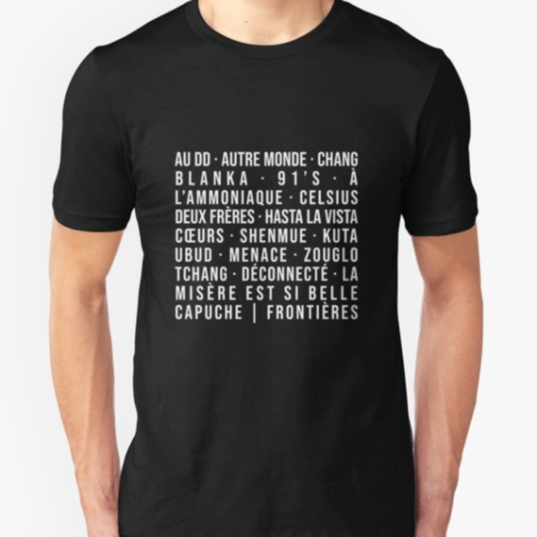 LeksalD's tweet photo. 📀 TSHIRT TRACKLIST PNL 📀

🔳 ➡️ https://t.co/V7sFCZJtLN

🔲 ➡️ https://t.co/0NBbIxtVGJ

#album #PNL #QLF #dtf #nda #deuxfreres #PNLLeak #rk #zola #KobaLaD #AqababeTelegram #leaks #LeakPNL #Leak #AuDD #Himalaya #2freres #5avril #album #rap #rapfrancais #rapfr #PNL leak https://t.co/YJv4X6pQGc