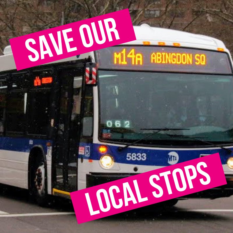 LuckiestGuyLES's tweet photo. Hey @MTA: Tuesday’s meeting on planned cuts to #M14 local service was a disgrace! Cuts to 40% of our local stops harm seniors, students, & people with disabilities. #LES needs SBS *AND* local stops. #SaveM14Service @CarlinaRivera @CM_MargaretChin @CB3Man @HarveyforNY https://t.co/T4V1pgEnAZ
