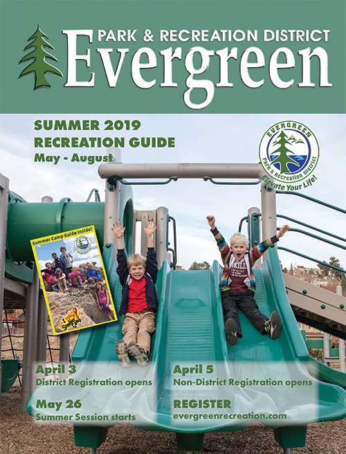 EvergreenRec's tweet image. EPRD Summer Rec Guide comes out today!  Check for it in your Canyon Courier.  The Summer Camp Guide is also tucked inside! Didn't get a copy?  Just go online and start registering for summer classes! #EPRD #RecGuide ow.ly/3Qyq50o9M9n