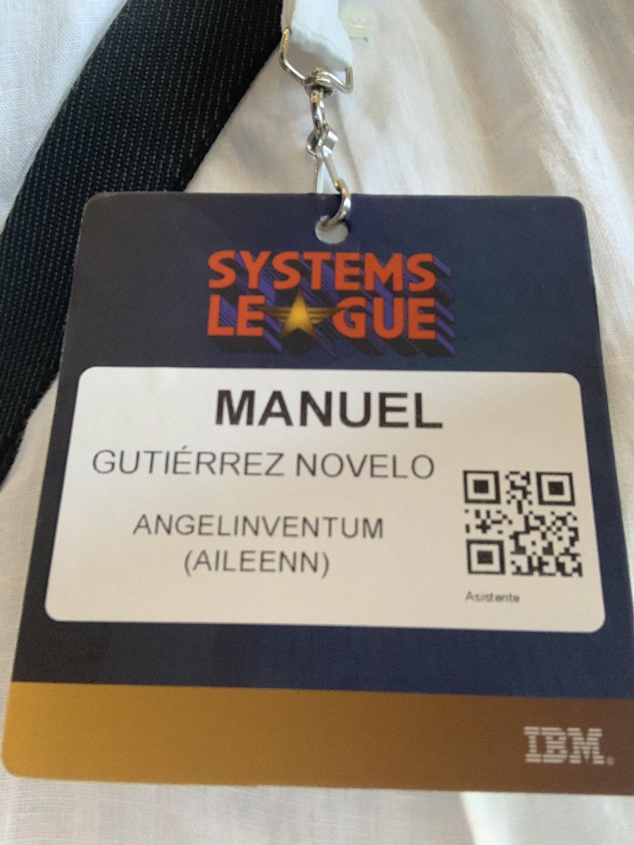 GutierrezNovelo's tweet photo. #IBM #SystemsLeague #ArtificialIntelligence Conference con @leobardomt https://t.co/3pbAWike5x