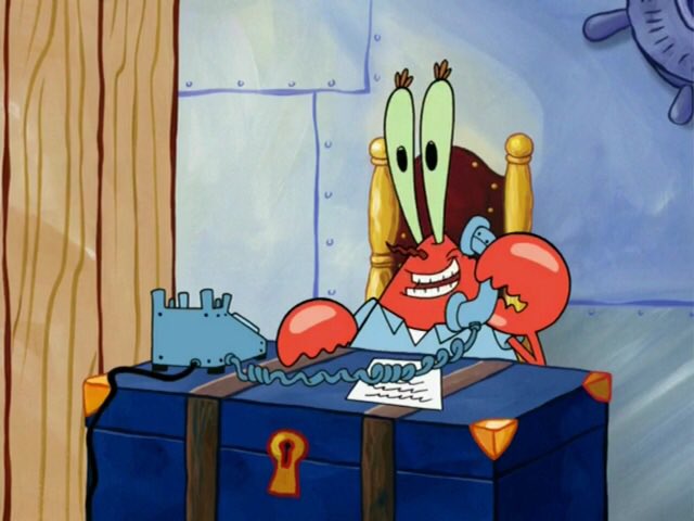 SpongeBob Quote of the Day on X: Please Mr Krabs, you gotta help