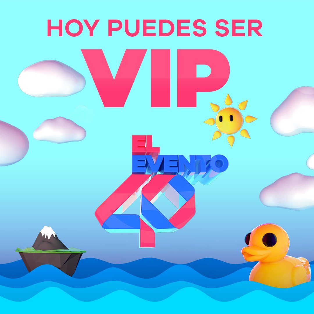 Deestrenomx's tweet photo. Hoy tú puedes ser VIP en #ElEvento40 entra aquí  https://t.co/itIPAYQwn3 y mira cómo puedes ganarte un acceso al backstage del concierto!  ENTRA YA y grita ¡HOY #SoyVIP 🤩🥳🎶 https://t.co/iGx5tg49cm