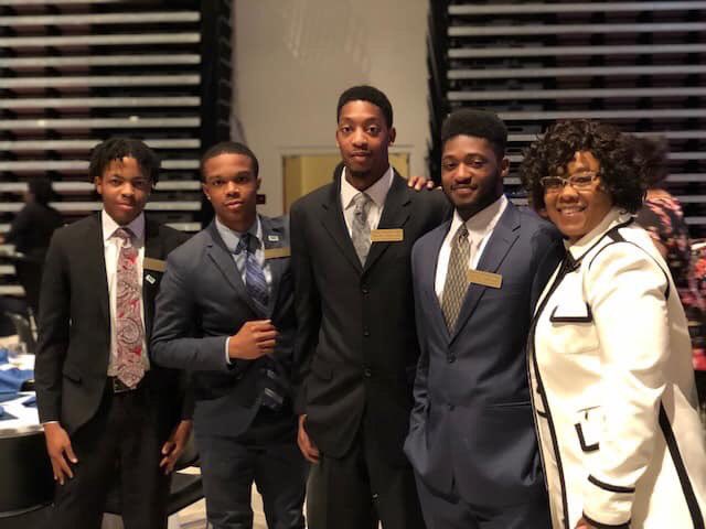 HCCPRIDE01's tweet photo. number capacities including greeting, setup, and by simply supporting their community influencers.  P.R.I.D.E. supporter Dr. Stephanie Credle was also honored for her service through Lily’s Boutique, which helps keep our men looking sharp! https://t.co/6cvwHCkdiP
