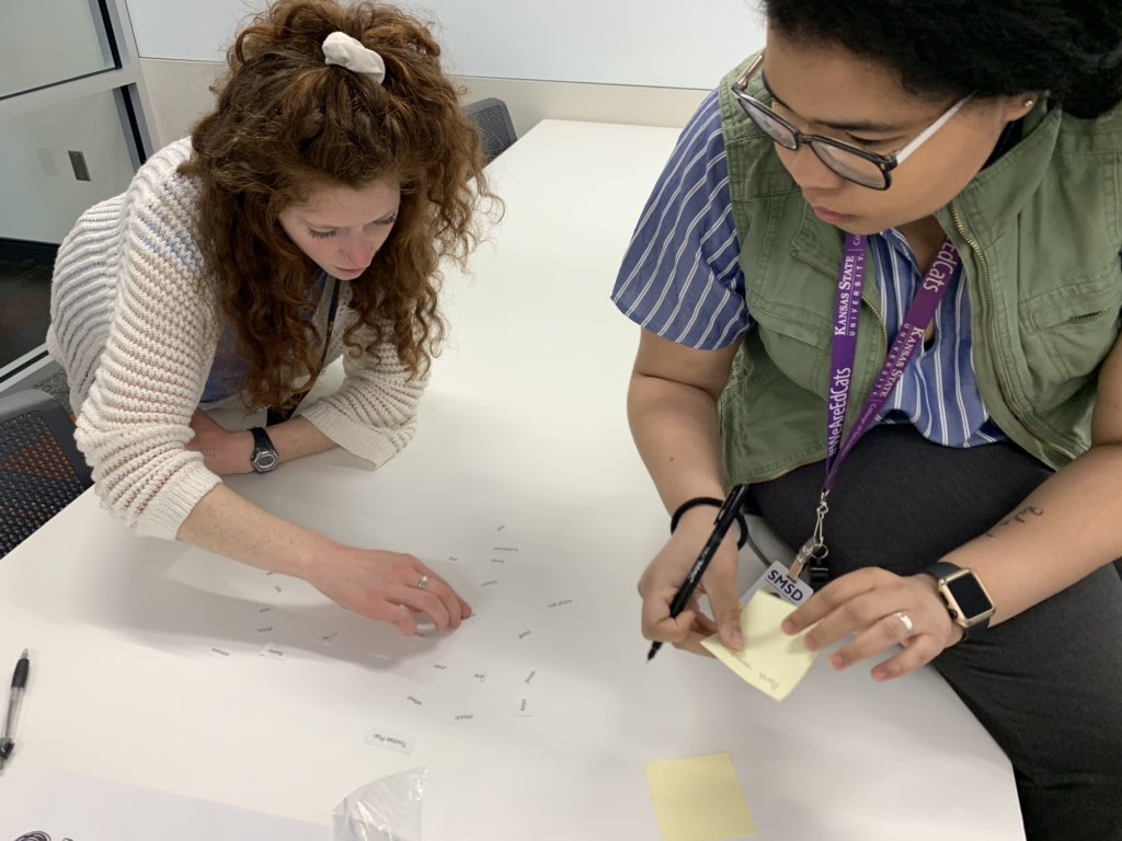 Mrs_Collier_6's tweet photo. #ListGroupLabel in action with our @WeAreEdCats Interns. https://t.co/IL8W11FbaS
