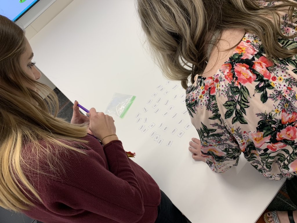 Mrs_Collier_6's tweet photo. #ListGroupLabel in action with our @WeAreEdCats Interns. https://t.co/IL8W11FbaS