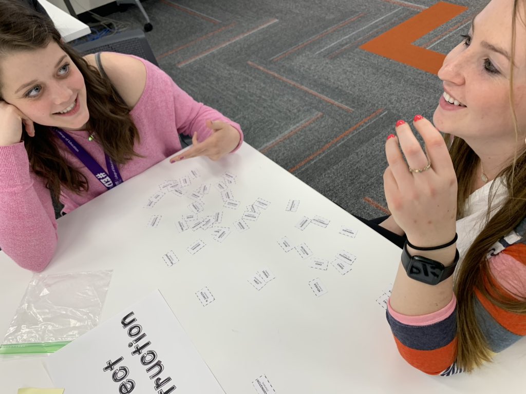 Mrs_Collier_6's tweet photo. #ListGroupLabel in action with our @WeAreEdCats Interns. https://t.co/IL8W11FbaS