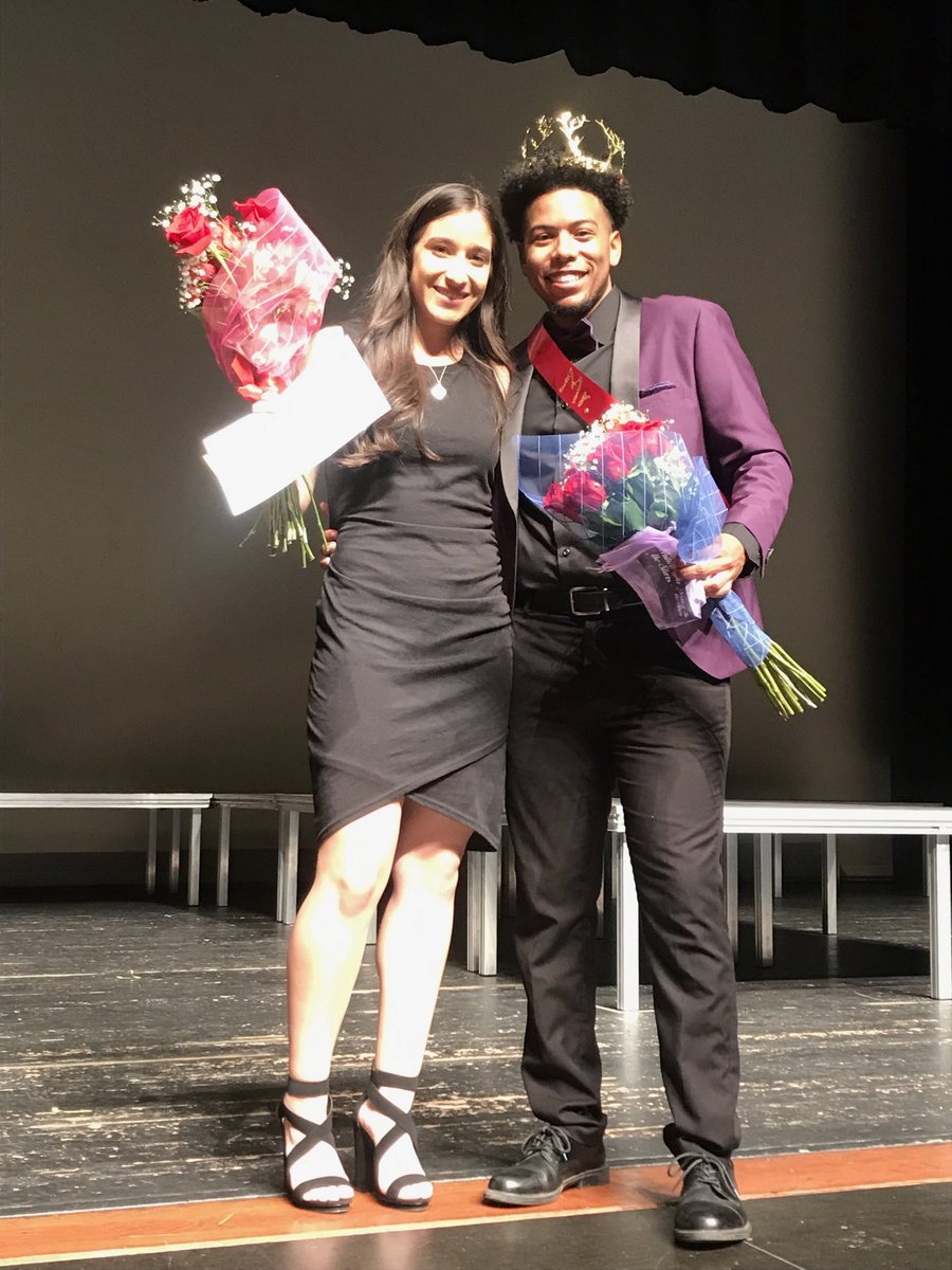 TucsonStuCo's tweet photo. Congratulations to Zion Givens accompanied by Alyssa Carpio, on winning the first ever Mr. Tucson High! https://t.co/A7184p3zM9