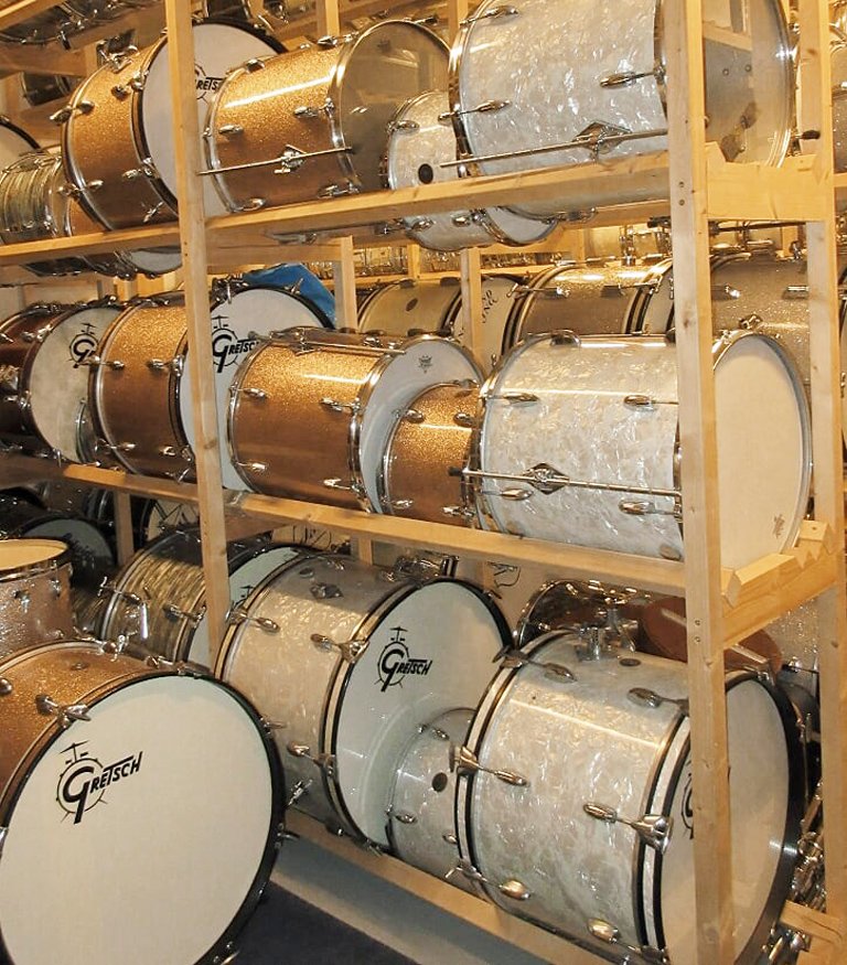 gretsch's tweet image. We heard it&apos;s #DontGoToWorkUnlessItsFunDay today. Everyone&apos;s clocked in at #Gretsch drums!😉