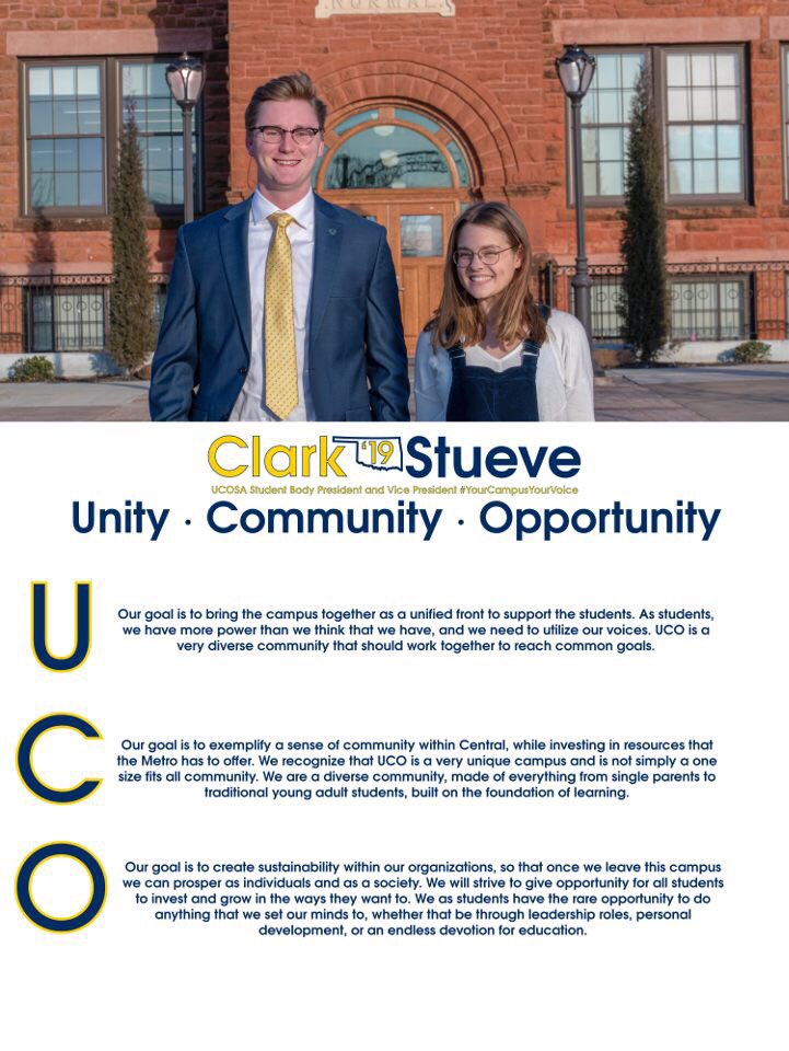 hunterWsumner's tweet photo. You guys know what to do today!! Vote 4 @ClarkStueve19 you won’t regret it #RollChos https://t.co/sgVEs0CBxj