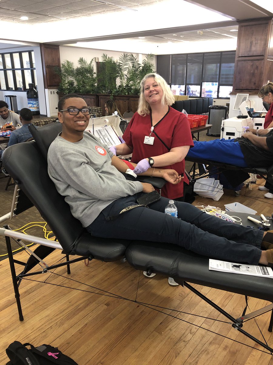 UC_Dir's tweet photo. @uncpembroke @UNCP_hawksnest @UNCPBraveNation @UNCP_SHS @RedCross great community day in the @UNCP_UC the ultimate giving back. Blood donors. https://t.co/jUa36nZF8G