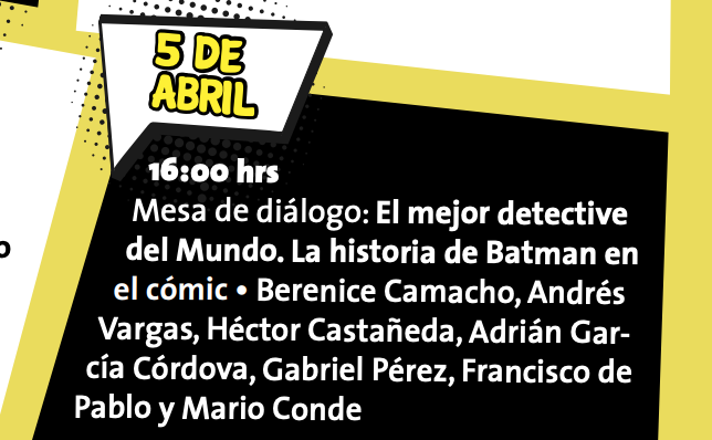 El viernes a las 4 pm vamos a celebrar 80 años del mejor detective del mundo. Participaré en una mesa de diálogo en el Centro Cultural Universitario <a href="/UNAM_MX/">UNAM</a>: catedrapacheco.unam.mx/app/uploads/20… #Batman80