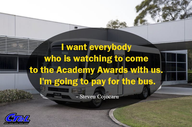 CenterElearning's tweet photo. I want everybody who is watching to come to the Academy Awards with us. I'm going to pay for the bus.
#busdrivers #busdriverlife #busdrivercelebration #busdriverannie #busdrivergift #busdriveruppercut https://t.co/uKU6NEQY7q