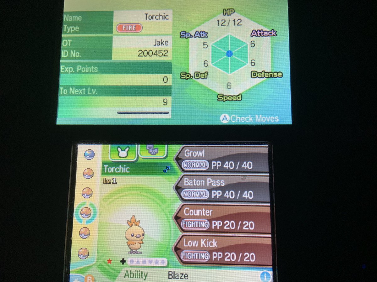 jaake____'s tweet photo. 820 eggs and I hatched a shiny Torchic!! ✨ Exciting, was going for it’s hidden ability though but that literally never works for me. #Shinypokemon #Shinyhunt https://t.co/hJRgl5F1MZ