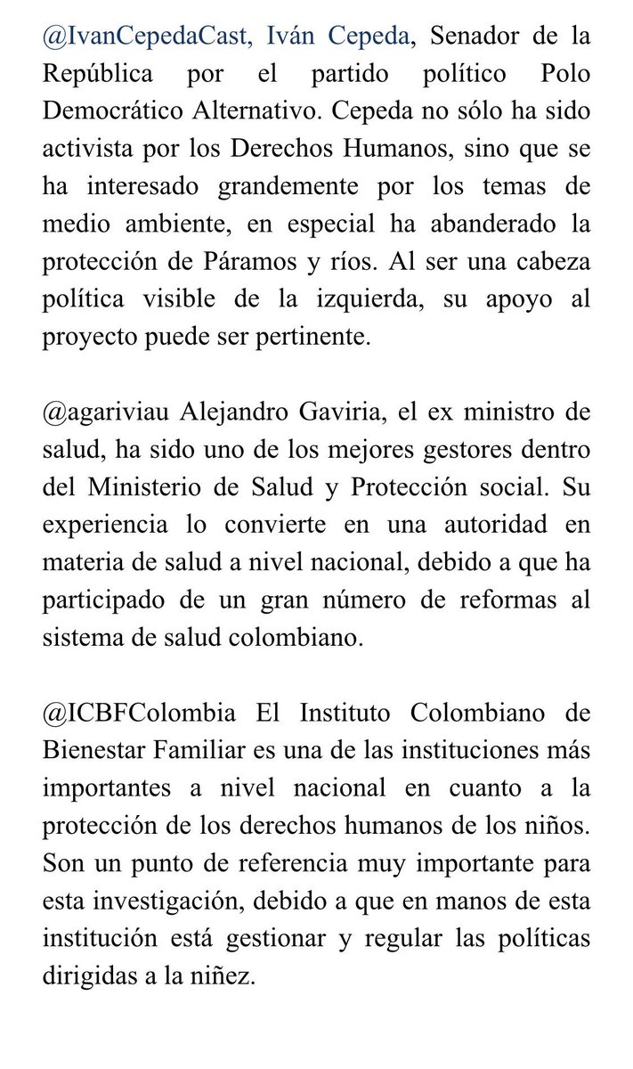 NPgpp's tweet photo. Actores importantes dentro de la problemática #top10 https://t.co/aoAVj5jPtQ