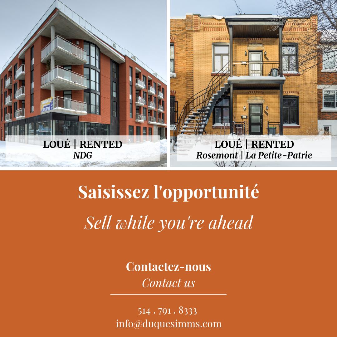 duquesimms's tweet photo. [March activity] 3 sales, 3 rentals. A perfect balance which shows you that our offer of services answers perfectly to many customers as well for its needs as its range of prices. #dreamsizing #duquesimms #groupesutton #groupesuttoncentreouest #barnesquebec #realestate #montreal https://t.co/YnNjieMq1w