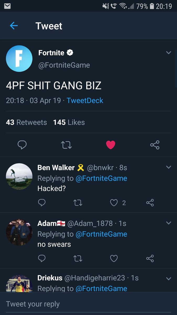 Ot Fortnite Battle Royale Leaks On Twitter Someone Literally Hacked Fortnite S Twitter The Tweet Was Deleted