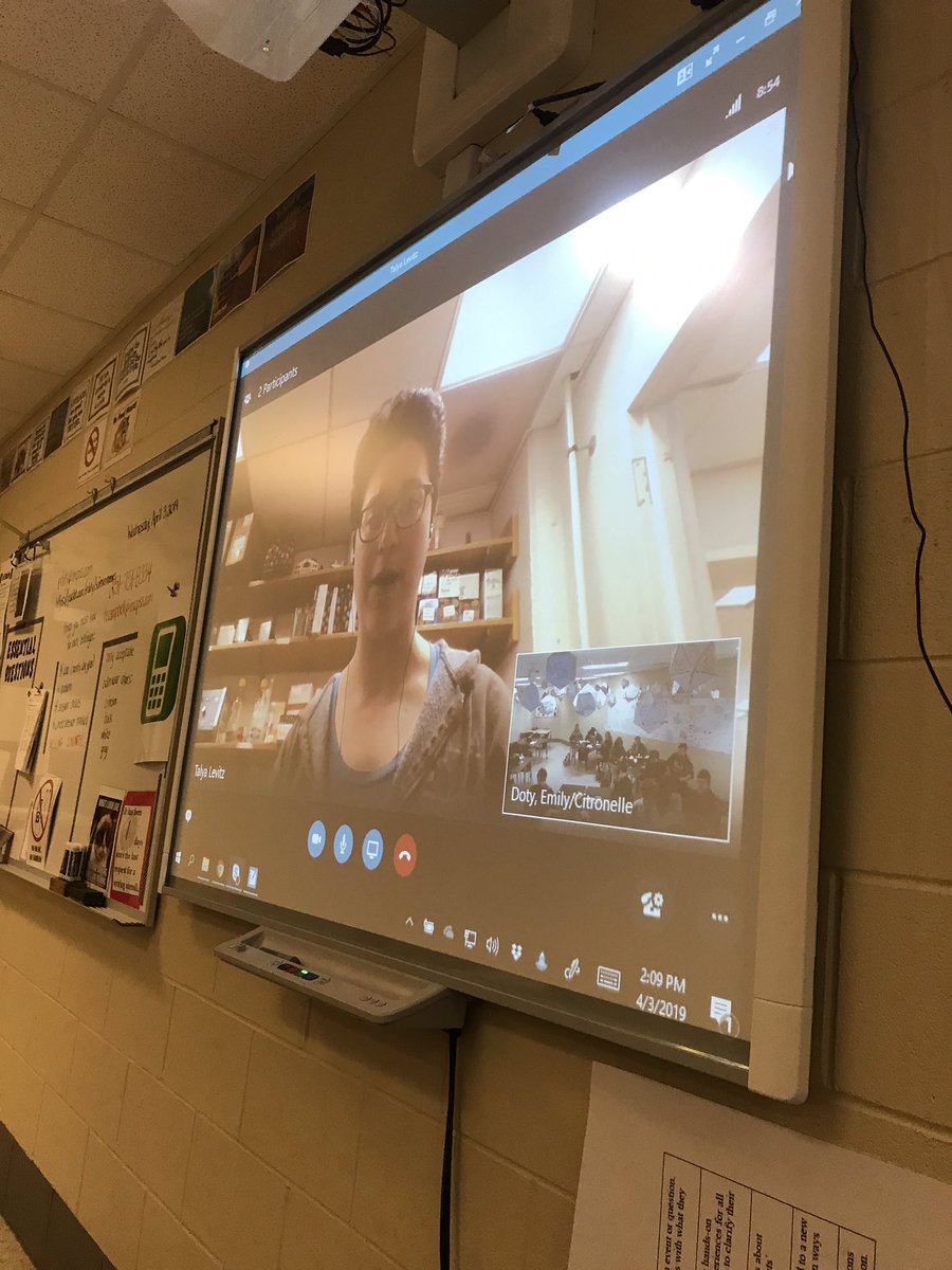 MsDotysClass's tweet photo. #skypeascientist second scientist of the day! #CHSnation #wildcatnation https://t.co/4czUJFtdKs