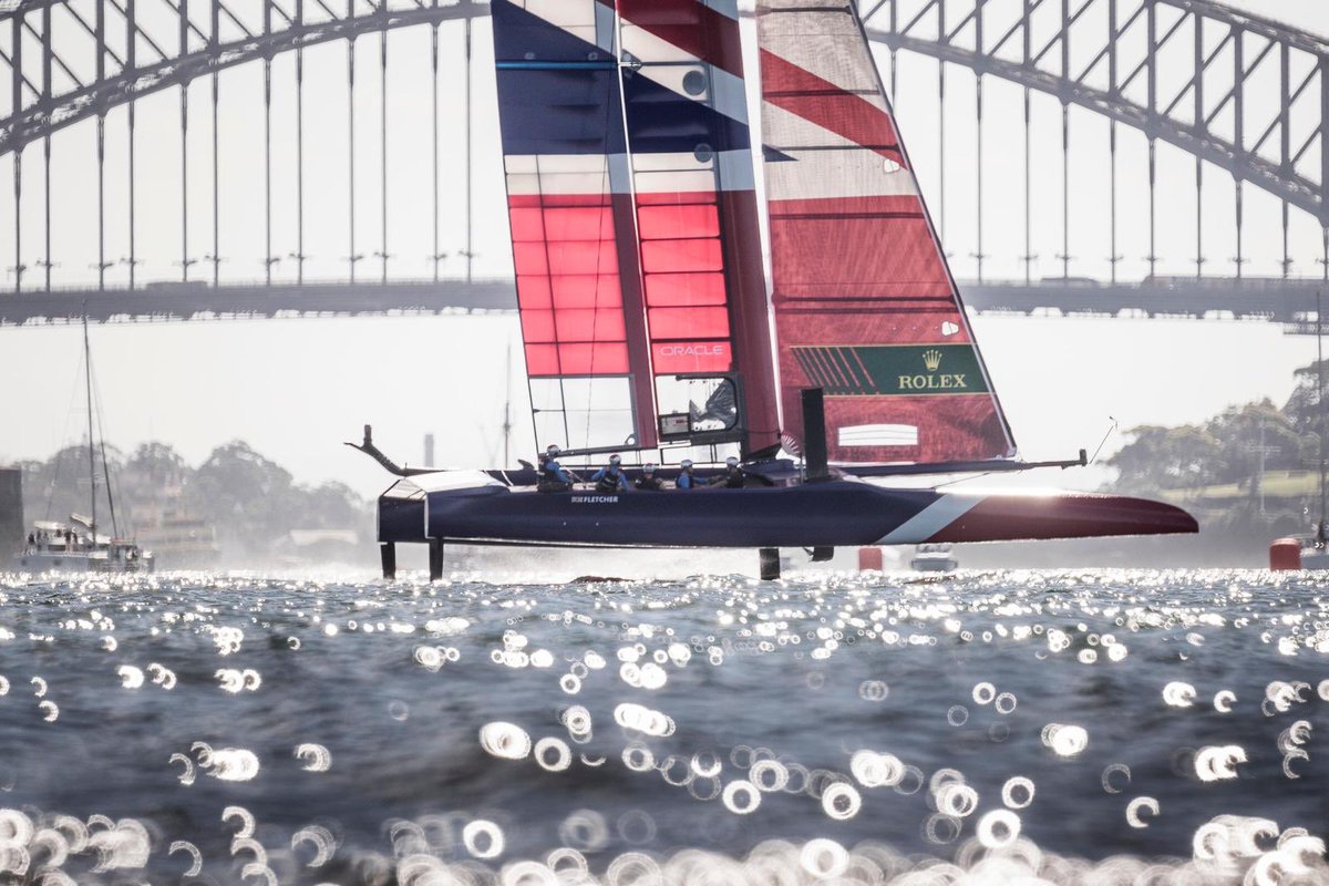 DraperChris's tweet photo. Frothing for more of this action, just over two weeks til we get back in the boat in San Francisco #sailgp #sailgpgbr https://t.co/byuUG6qGTX