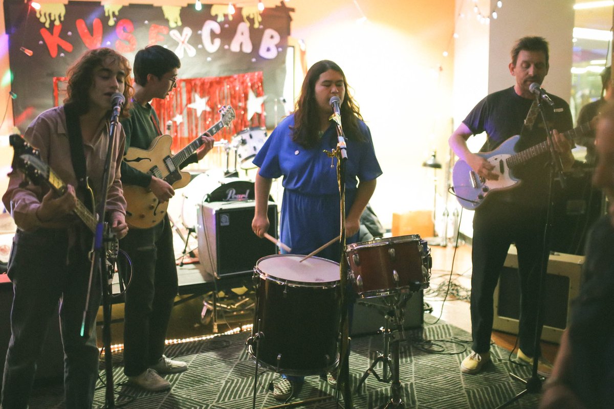 usfsle's tweet photo. Come out for @CABdons Late Nights LIVE w/@KUSForg this Thursday in the undercaf from 8 - 10 p.m & rock it out with 2 local bands: @nopesban
& @MarbledEye ๐ถ๐ธ #UStayFor #CABDons Late Nights https://t.co/Qun469bP5X