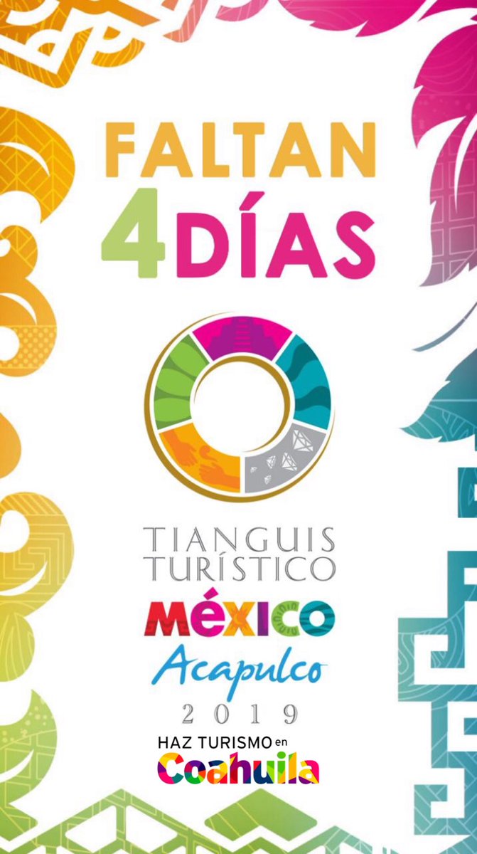 Coahuila's tweet photo. ¡COAHUILA🌟PRESENTE!
Promoveremos en #Acapulco 🏝en el #TianguisTuristico, donde estarán presentes líderes de la industria👩🏽💼nacional y mundial👨🏿⚖️, con el objetivo de fortalecer la cadena de valor turístico.
Visita nuestro pabellón en “Expo Mundo Imperial”.
#HazTurismo💫 https://t.co/pK6v29wjw9