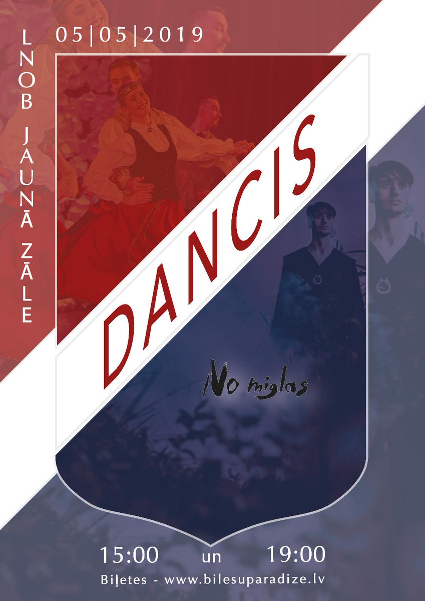 #Nāc uz koncertiem 5.maijā un svini deju kopā ar mums!
facebook.com/events/4048865… …
Biļetes "Biļešu Paradīze" kasēs:
bilesuparadize.lv/performances/p… …

#tdaDancis #NoMiglas #Dejasdiena @opera_balets <a href="/universitatelv/">Latvijas Universitāte</a>