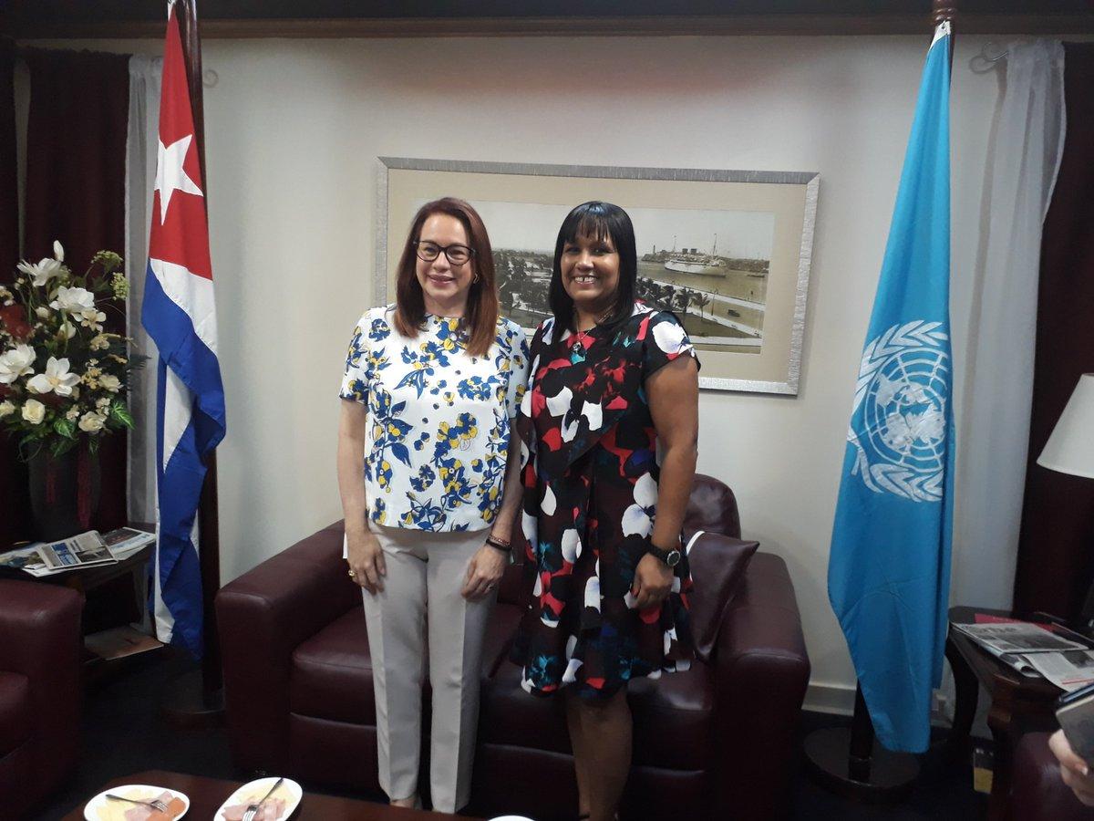 President of UN General Assembly visits Cuba.