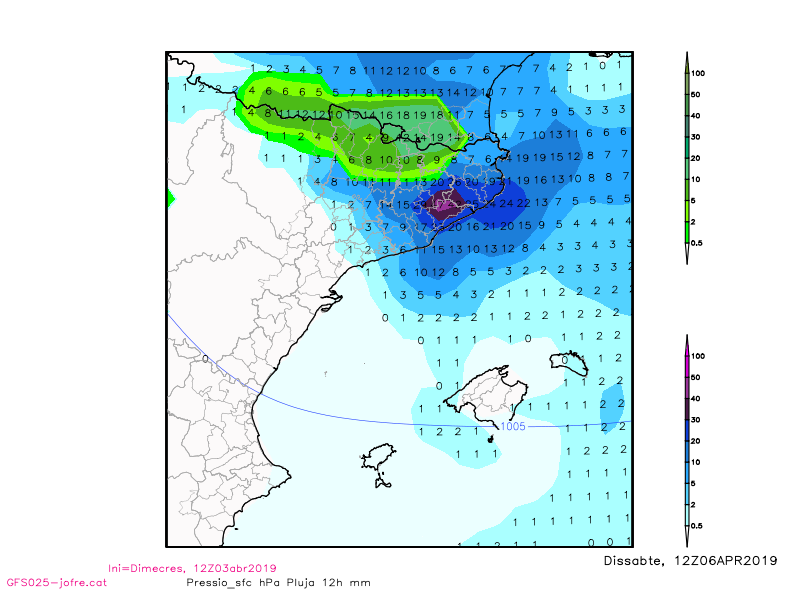 meteo_garraf's tweet photo. Vingaa som-hi que avui hem obert l'aixeta!! Entre divendres i dissabte nova tongada amb més pluja i més neu!!!;) Mireu possible formació d'una petita baixa davant la costa catalana amb possibles patacs d'aigua. Veurem! #atopee https://t.co/8k9hlkwBr9