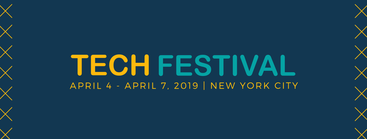MLHacks's tweet photo. Any hackers in the tri-state area around NYC want to go to an awesome hackathon this weekend???
#techfestival19 is happening at @QC_News, 4/6-4/7 -- Signup now!!
4 Themes - #Healthcare #WomenInSTEM #education #community 
https://t.co/d0UJHvC6rC https://t.co/gOFF95qt4w