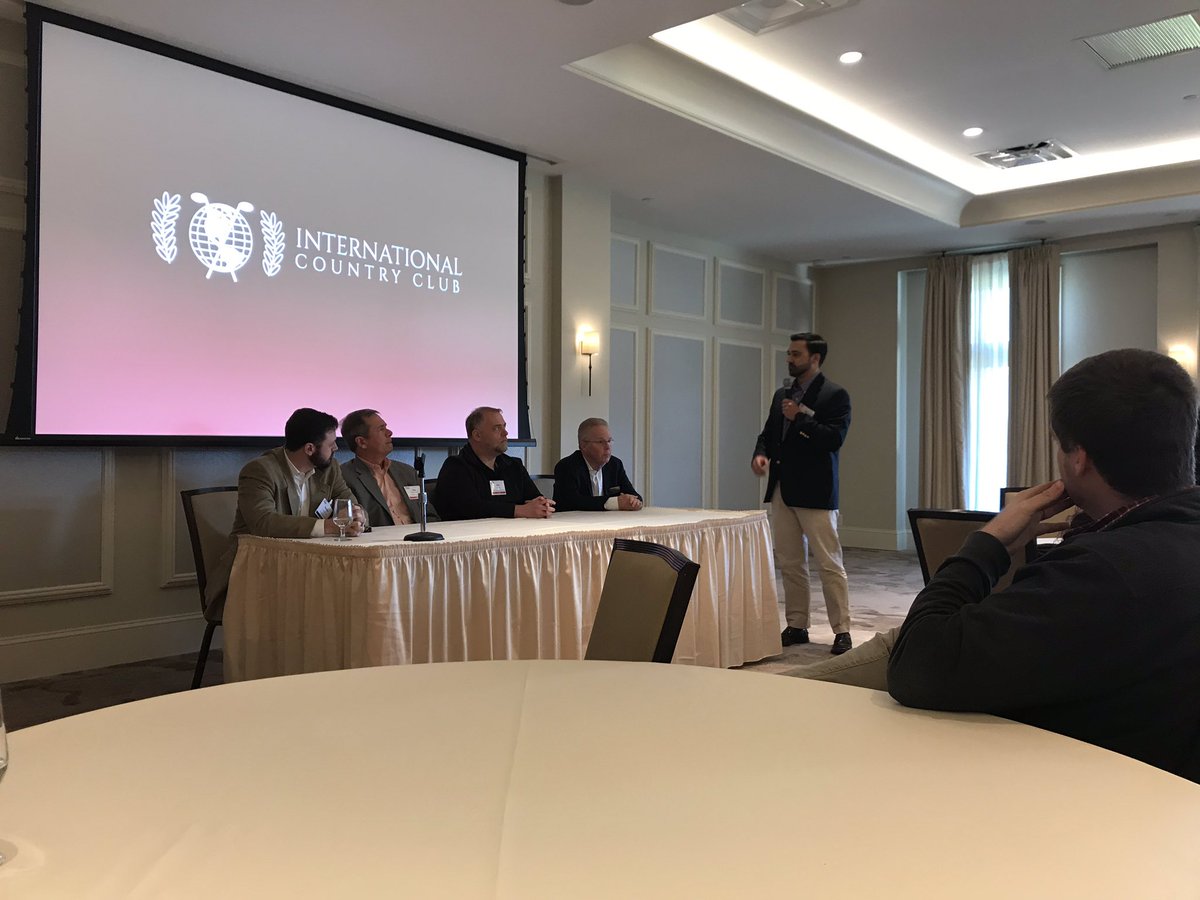 NVBIA's tweet photo. Future Leaders hosted their Land Development 101 round table discussion this morning at the International County Club in Fairfax. Guest speakers provided the group with an introduction to residential land development and spoke about experiences they face on a daily basis. https://t.co/TZEScsshhM