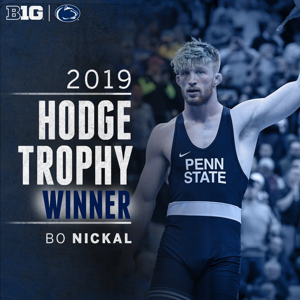 Bo Nickal awarded the 2019 Hodge Trophy. pic.twitter.com/dKqzZEWtpF. 