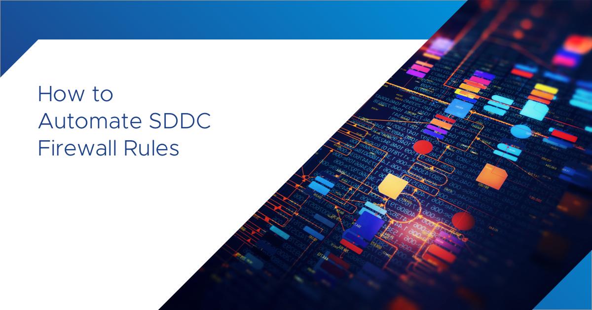 vmwarecloud's tweet image. Learn how to automate tasks like creating logical segments and setting up #FirewallRules on the Management Gateway and Compute Gateway in this must-read #VMWareCloud blog article. bit.ly/2YPm5Fk
