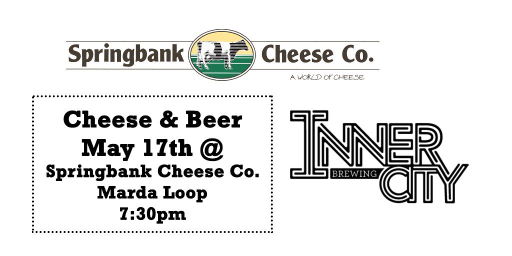 We've teamed up with <a href="/InnerCityBrew/">Inner City Brewing</a> for our next Beer 'n Cheese night here at the shop! #yycbeer #yyccheese #beerandcheese Tix Here: ow.ly/xiIP50p1a2U