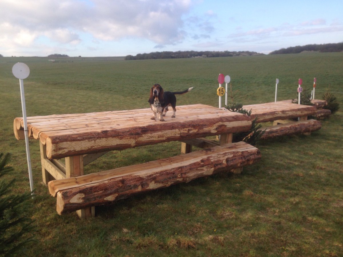 If Daddy Bear, Mummy Bear and Baby Bear had a picnic on the Plain, it would sure to be <a href="/LarkhillEquest/">Larkhill Equestrian</a> ... shaping up for #britisheventing, full course pics to come, watch out for our competition to win a free xc schooling session