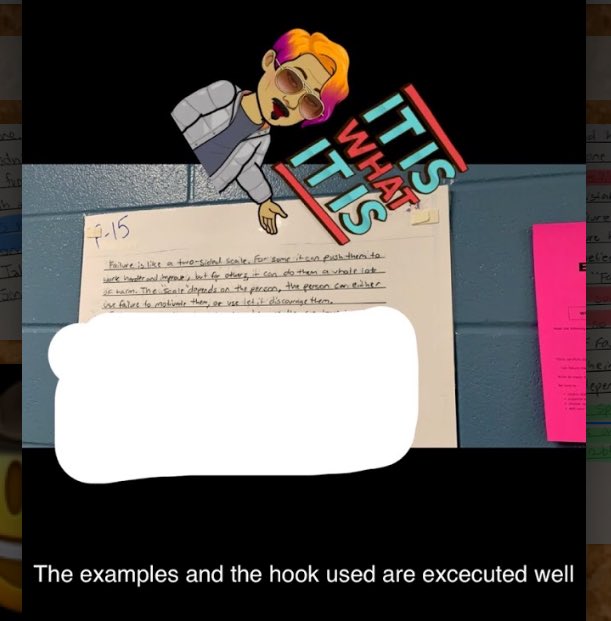 MathPatty's tweet image. I love this activity! @NISDBrandeis does a #Wallof4s during their STAAR prep! Today I am support from afar, but SS in @MrsBMiddleton class are using @Snapchat to find student highlights and @padlet to collect their responses! #AppSmashing at its finest! #EdTechinAction