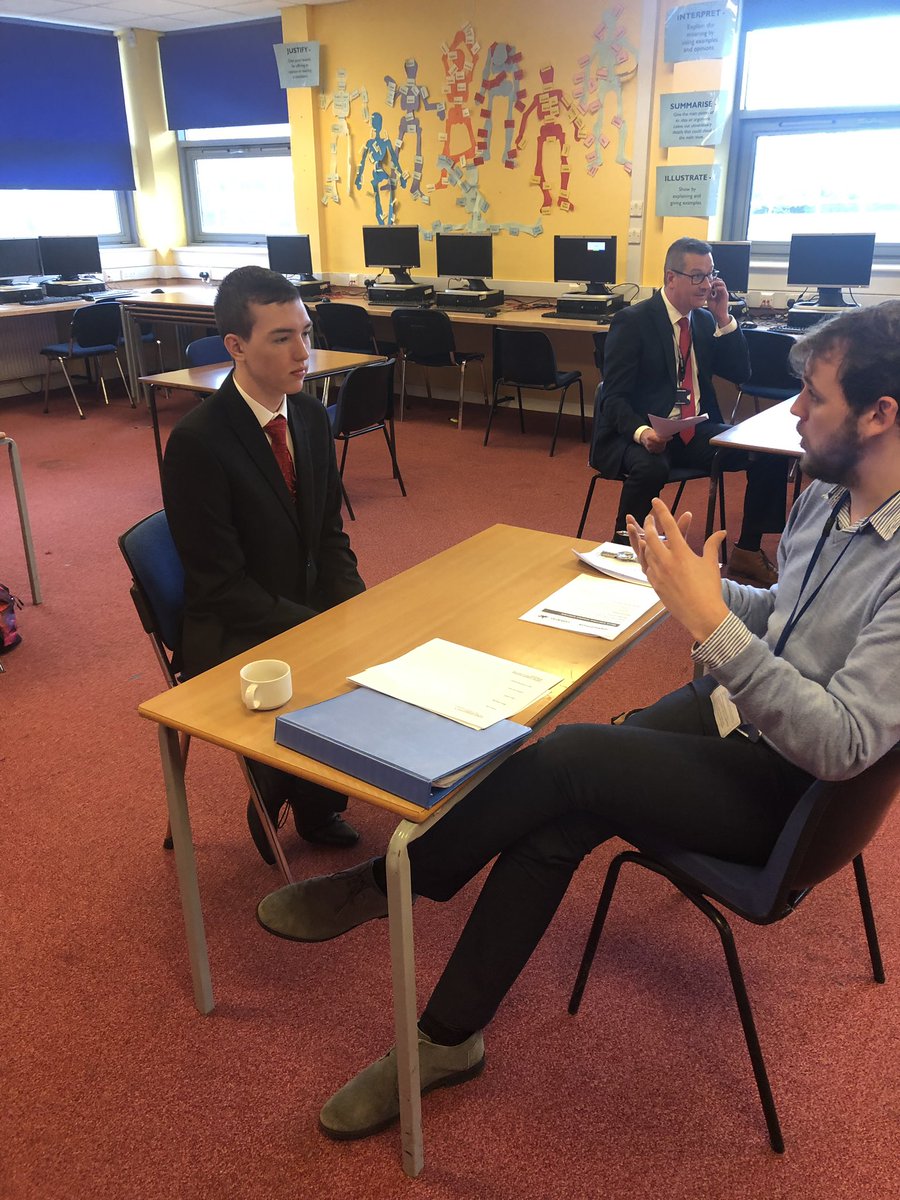 MrsLMHood's tweet photo. It was Interview Week this week @LyngHallSchool with @Employ_UK! Thank you to our @thecoventry volunteers for providing great feedback to our students on their skills! #Careers #EmpoweringStudents 💜 https://t.co/Whrw2xMGt0