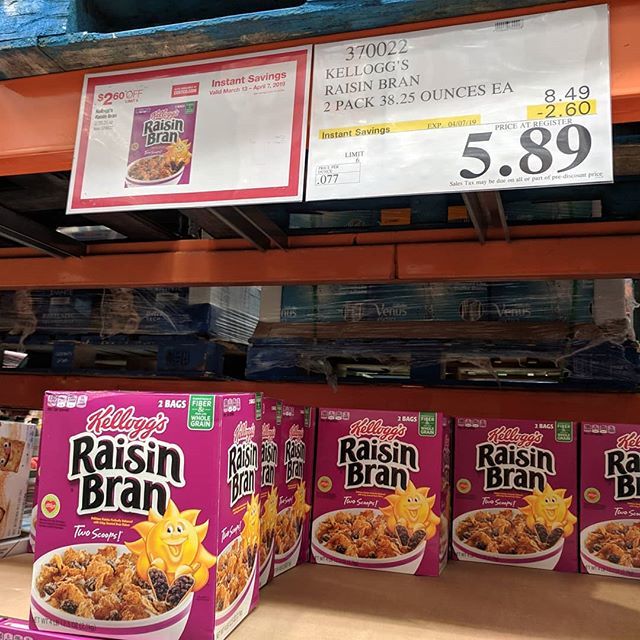 olli on Twitter "kelloggs raisin bran, 2.60 rebate till 04/07/19 