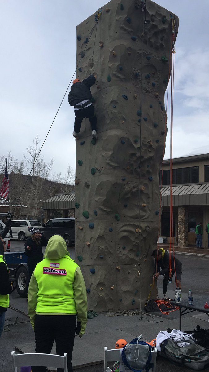 Doing a little climbing at the #NDVWSC, @lifeatdeloitte is good!