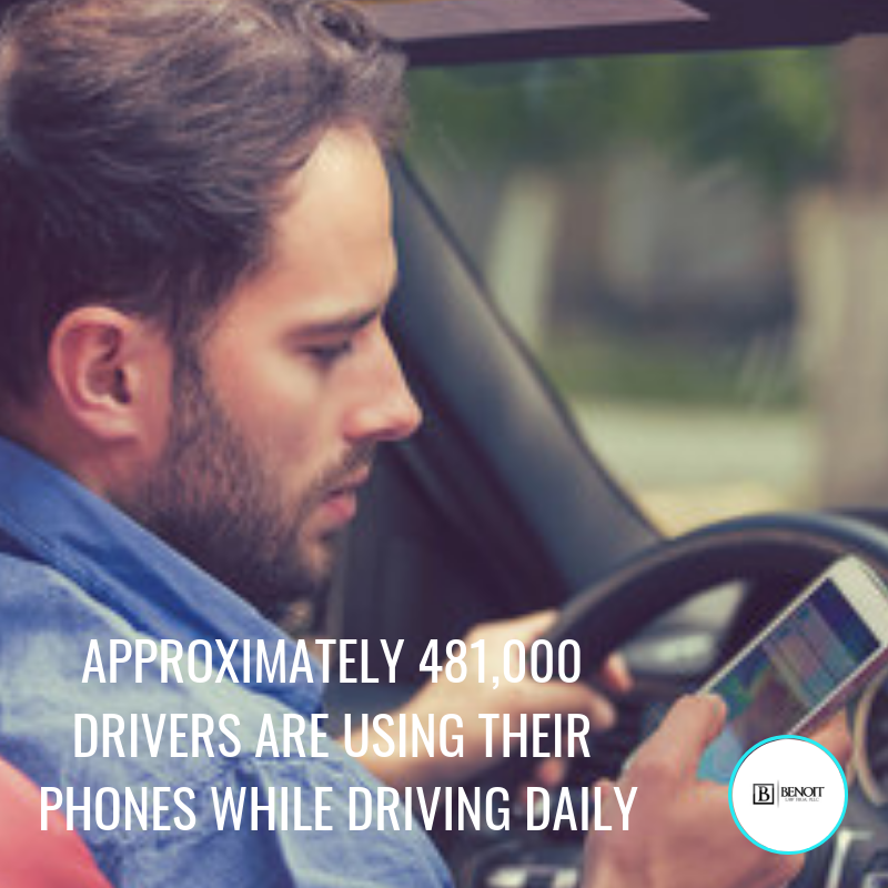BenoitLawFirm's tweet photo. April is National Distracted Driving Awareness Month. When you’re on the road, stay off the phone. One text or call can wreck it all. #DriveSafe #TextDex #CharlotteNC #DistractedDriving #benoitlawfirm https://t.co/YF0flNsw7j